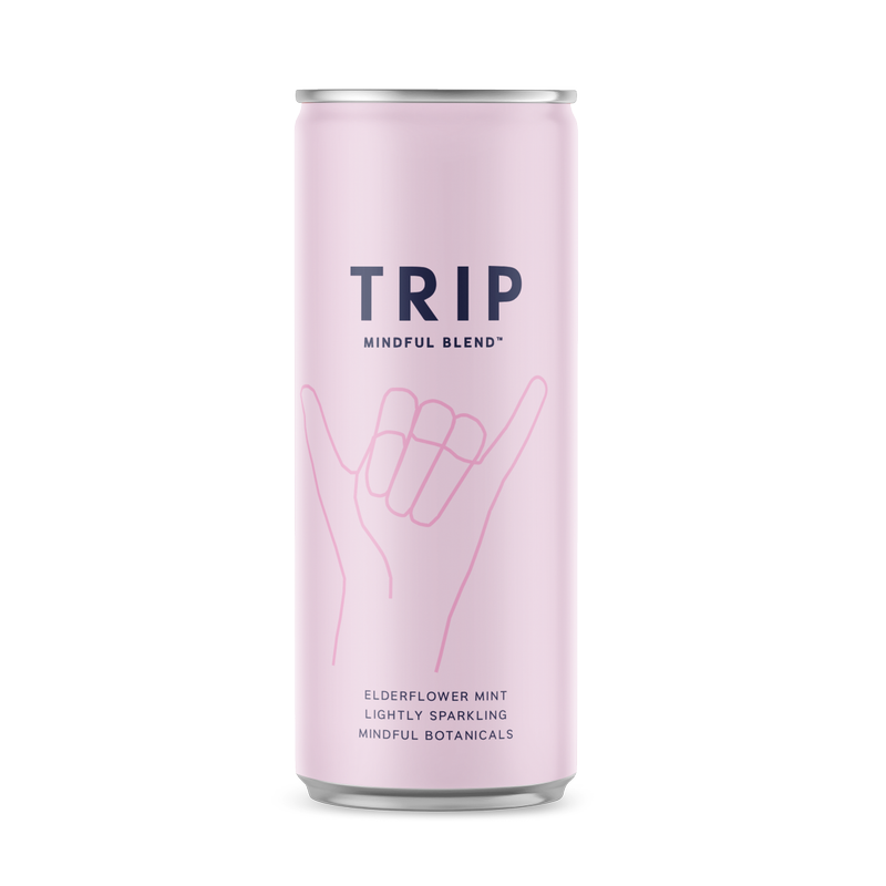 TRIP Elderflower Mint Mindful Blend 12oz Can