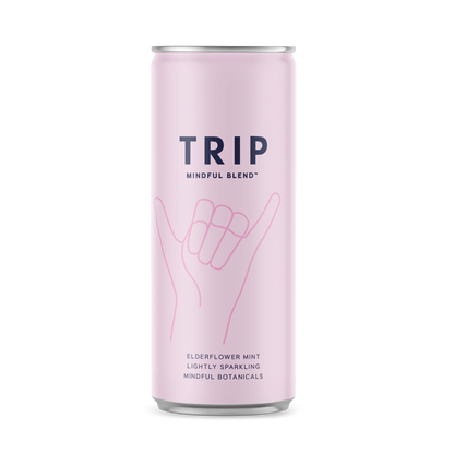 TRIP Elderflower Mint Mindful Blend 12oz Can