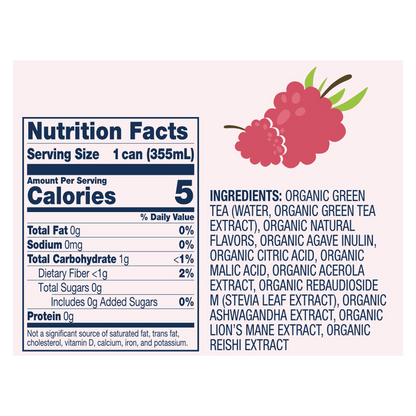 Juni Raspberry Sparkling Tea 12oz Can