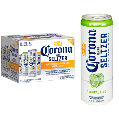 Corona Hard Seltzer Tropical Mix Variety Pack 12pk 12oz Cans 4.5% ABV