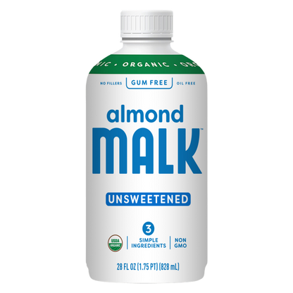 MALK Unsweetened Almond 28oz Btl
