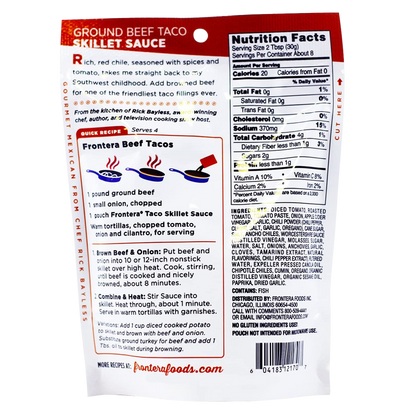 Frontera Ground Beef Skillet Sauce 8oz