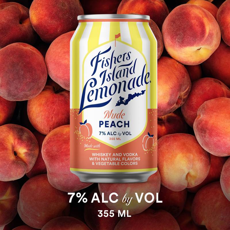 Fishers Island Nude Peach 4pk 12oz 7% ABV