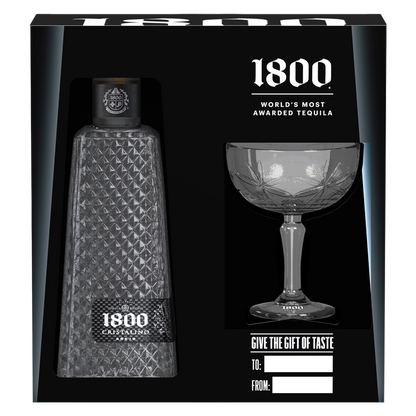 1800 Cristalino Gift Set 750ml (80 Proof)