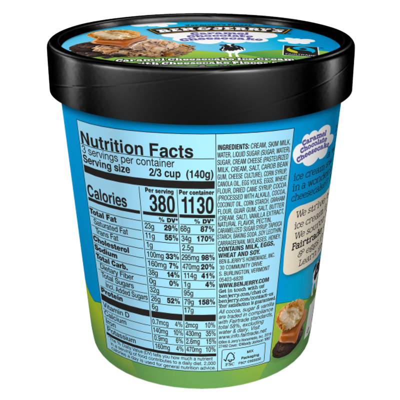 Ben & Jerry's Caramel Chocolate Cheesecake Pint