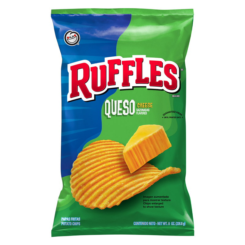 Ruffles Sabritas Queso Potato Chips 8oz