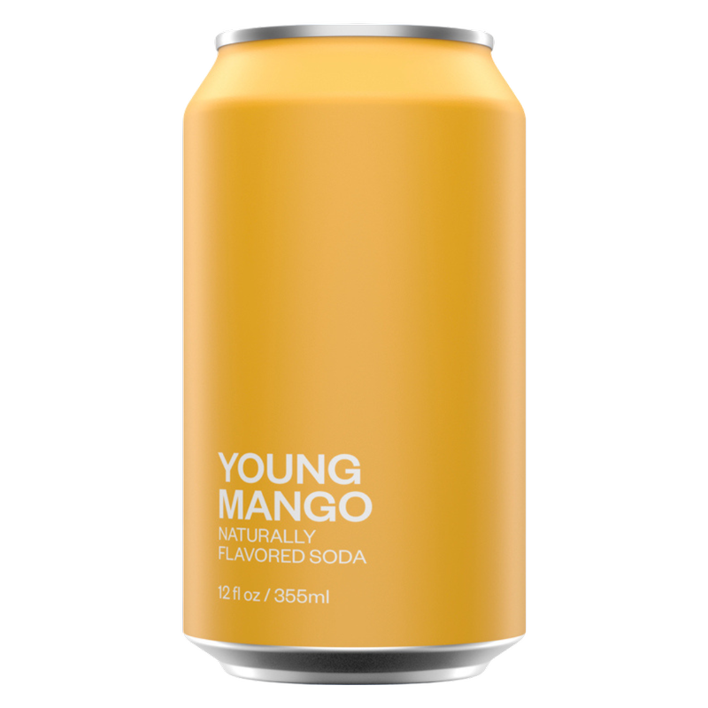 United Sodas of America Young Mango Soda 12 oz Can