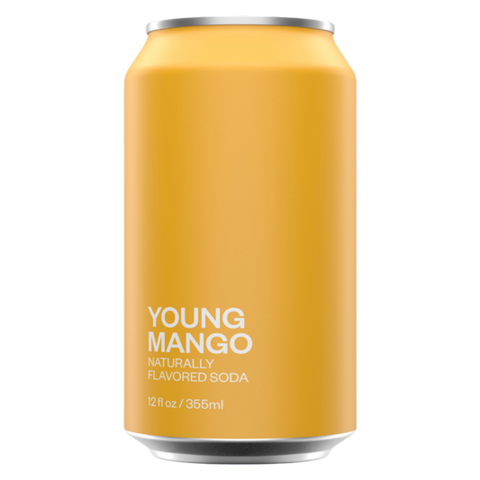 United Sodas of America Young Mango Soda 12 oz Can