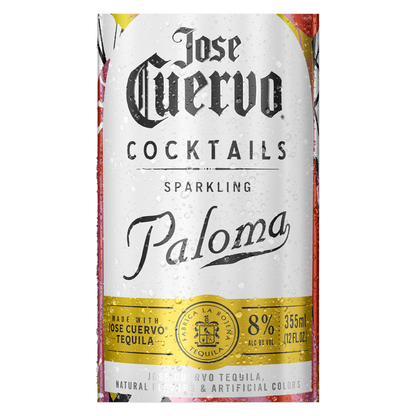 Jose Cuervo Sparkling Margarita Paloma Ready to Drink Cocktail 4 pk 355ml Can 8% ABV