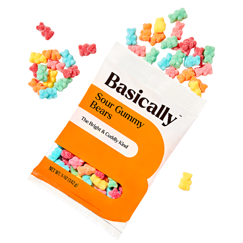 Basically Sour Gummy Bears 5oz