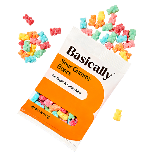 Basically Sour Gummy Bears 5oz