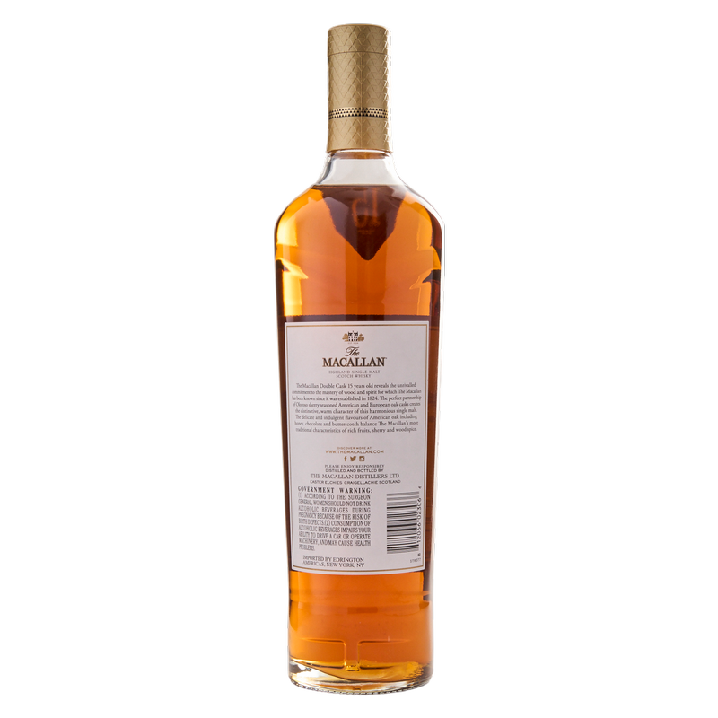 Macallan 15 Yr Double Cask 750ml (86 Proof)