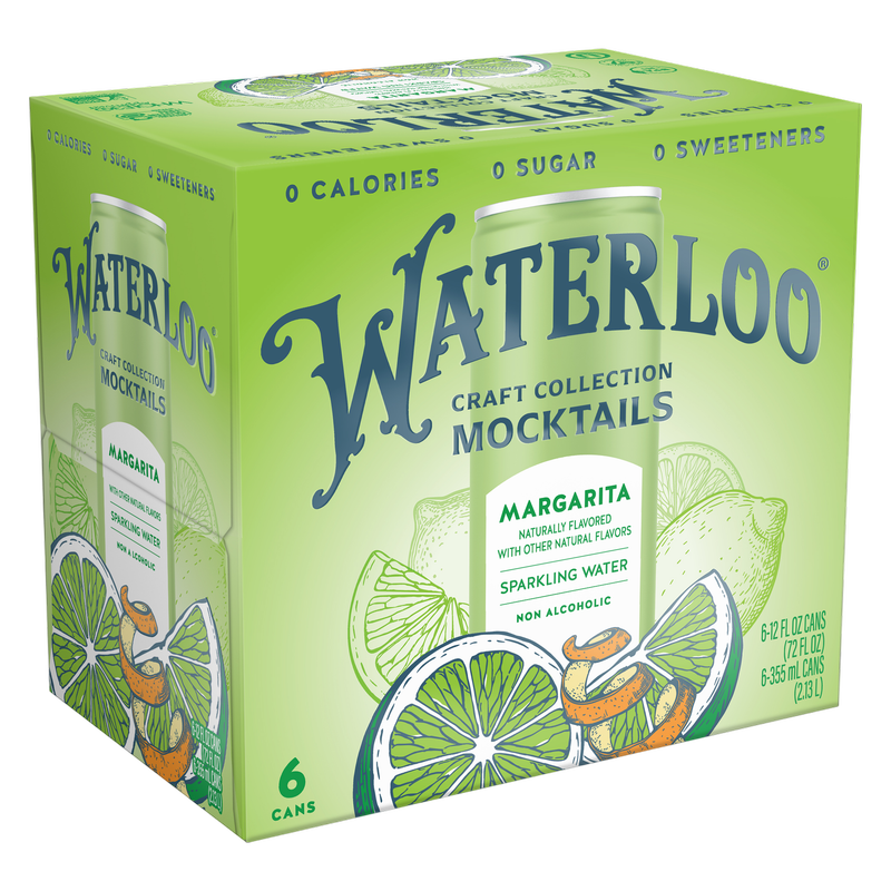 Waterloo Margarita Sparkling Water 6pk 12oz Can