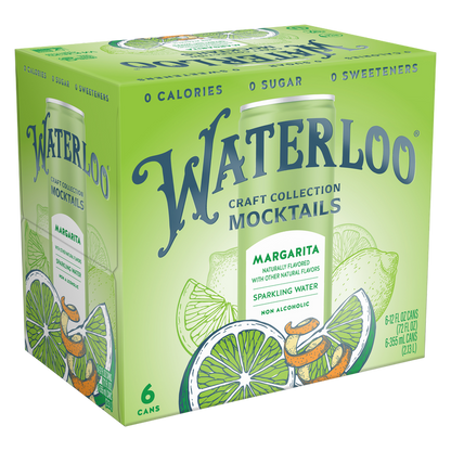 Waterloo Margarita Sparkling Water 6pk 12oz Can