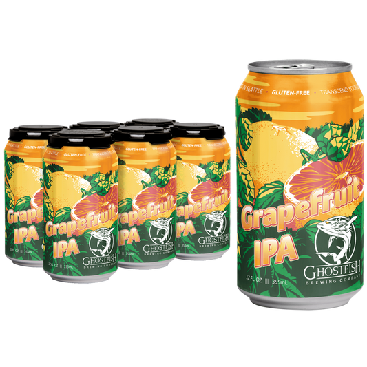 Ghostfish Brewing Grapefruit IPA 6pk 12oz Can 5.5% ABV