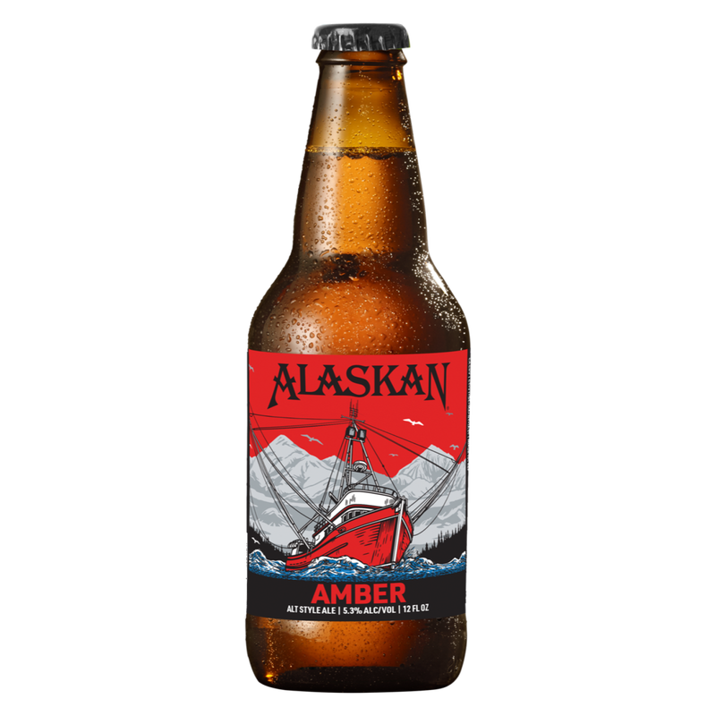 Alaskan Brewing Amber Alt Style Single 12oz Btl