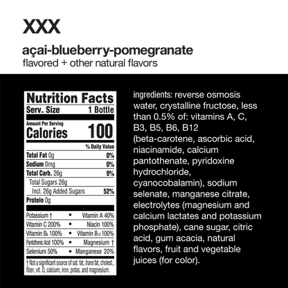 Vitamin Water XXX 20oz Btl