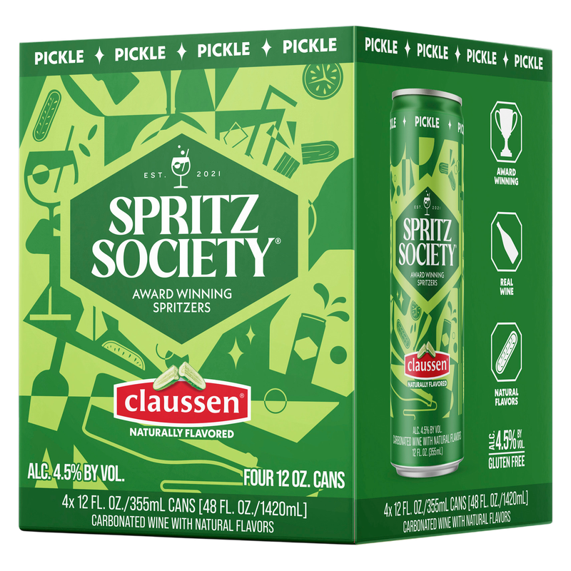 Spritz Society Pickle Spritzer 4pk 12oz Cans 4.5% ABV