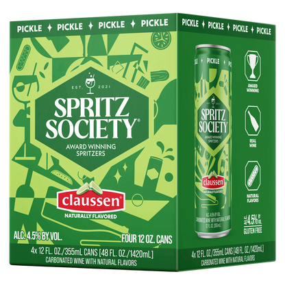 Spritz Society Pickle Spritzer 4pk 12oz Cans 4.5% ABV