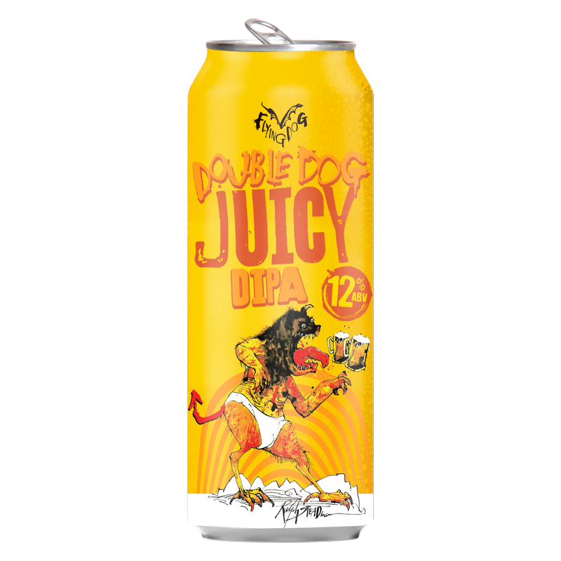 Flying Dog Double Dog Juicy IPA 19.2oz Can 12% ABV