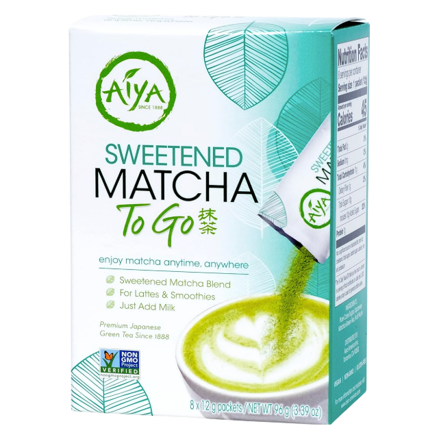 Aiya Sweet Matcha Tea 8ct Stick Pack