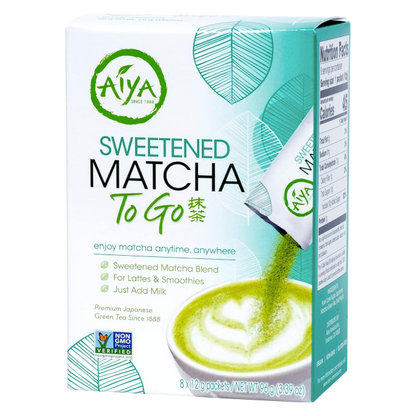 Aiya Sweet Matcha Tea 8ct Stick Pack