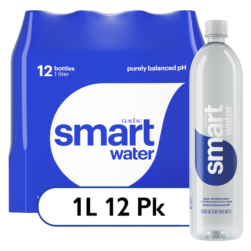 smartwater 12pk 1L Btl
