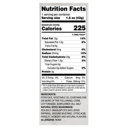 Symphony Chips Smoked Potato Chips 1.5oz