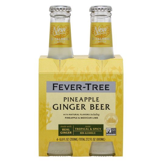 Fever-Tree Pineapple Ginger Beer, 4-pack