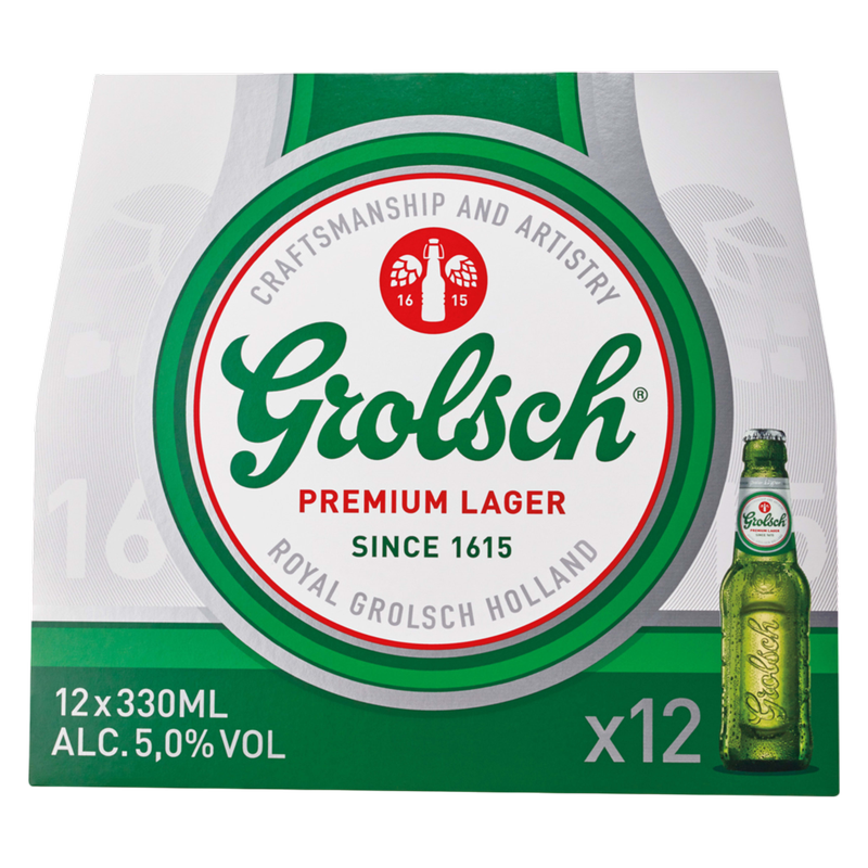 Grolsch Premium Lager 12pk 12oz Btl