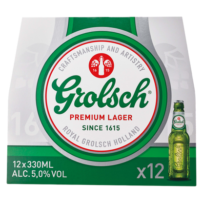 Grolsch Premium Lager 12pk 12oz Btl