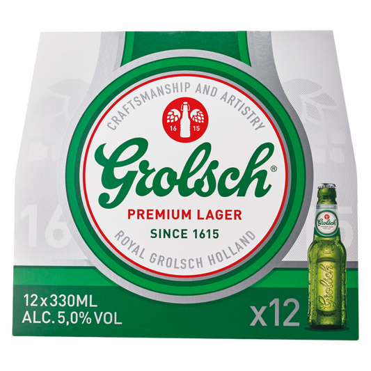 Grolsch Premium Lager 12pk 12oz Btl