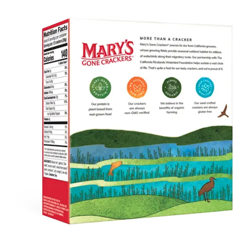 Mary's Gone Crackers Original Organic Crackers 6.5oz