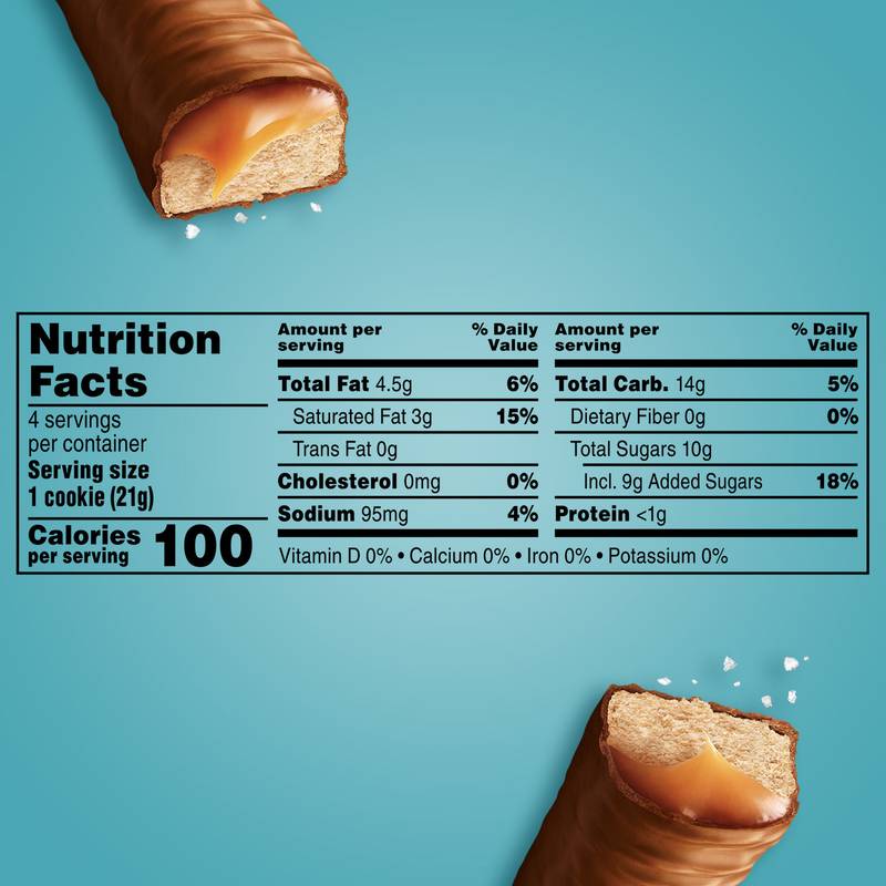 TWIX Salted Caramel Chocolate Cookie Bars, Share Size, 2.82 oz