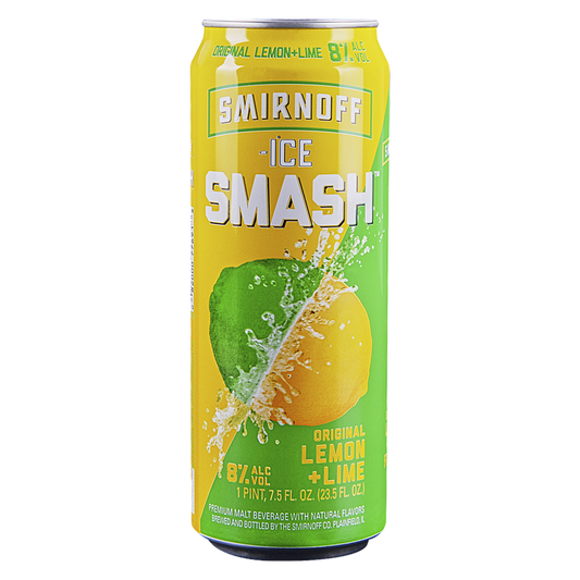 Smirnoff Smash Lemon Lime Single 24oz Can 8.0% ABV
