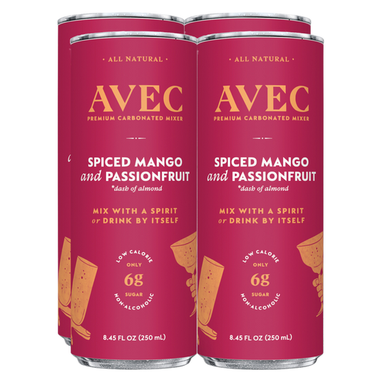 AVEC Spiced Mango and Passion Fruit 4pk 8.5oz Can