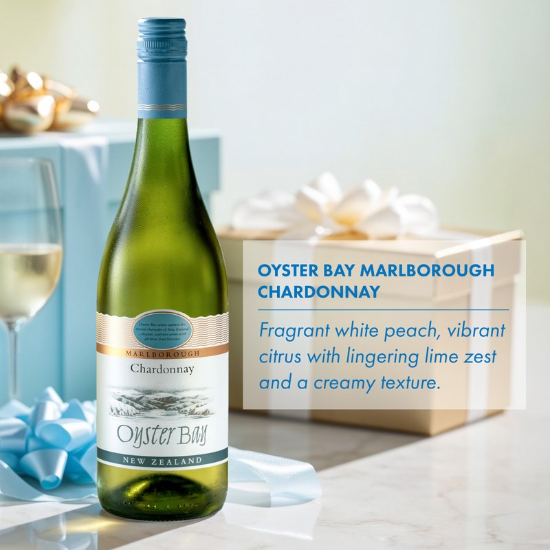 Oyster Bay Marlborough Chardonnay 750ml (13% ABV)