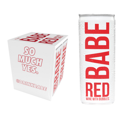 Babe Red With Bubbles 4pk 250ml Can
