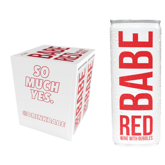Babe Red With Bubbles 4pk 250ml Can