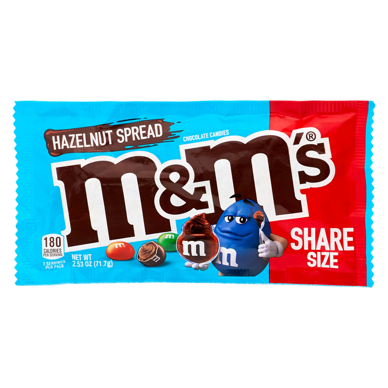 M&M's Hazelnut Share Size 2.53oz
