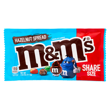 M&M's Hazelnut Share Size 2.53oz