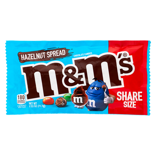 M&M's Hazelnut Share Size 2.53oz