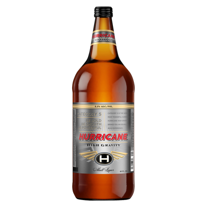 Hurricane High Gravity Single 40oz Btl 8.1% ABV