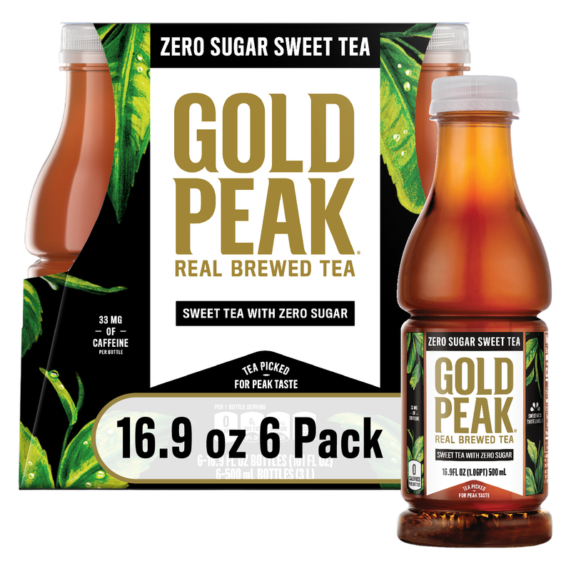 Gold Peak Zero Sugar 6pk 16.9oz Btl