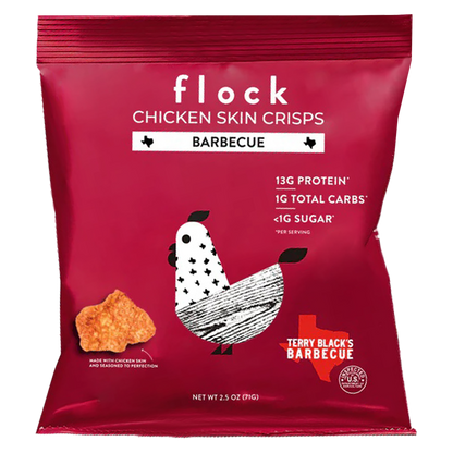 Flock Terry Black's BBQ Chicken Skin Chips 2.5oz