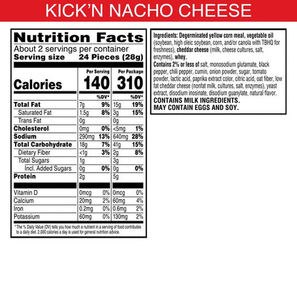 Cheez-it Crunch Kick'n Nacho Cheese, 2.25 oz