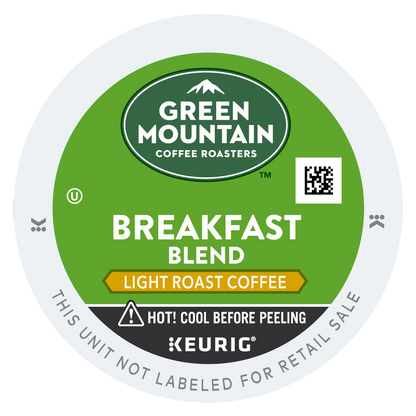 Green Mountain Coffee Breakfast Blend K-Cups 10ct Box