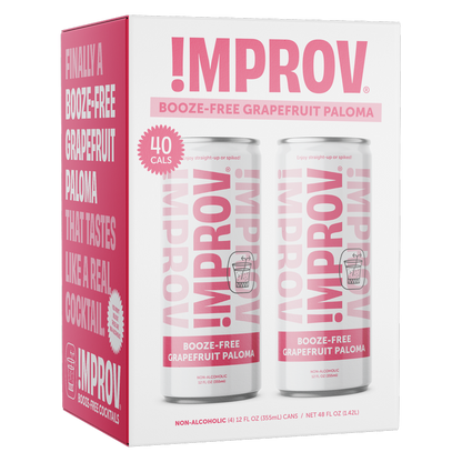 !mprov Booze-Free Grapefruit Paloma 4pk 12oz Can