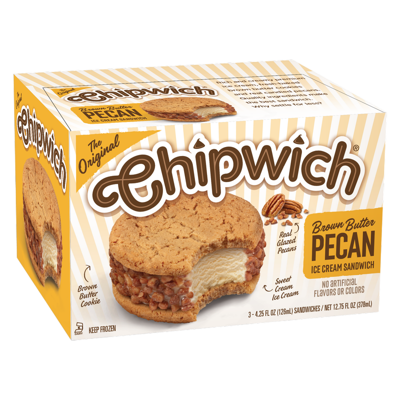 Chipwich Brown Butter Pecan 3ct