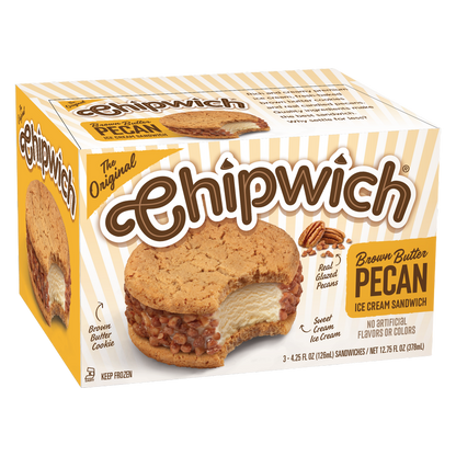 Chipwich Brown Butter Pecan 3ct